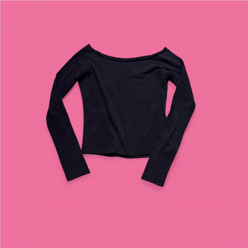 Brandy Melville Black Long Sleeve Top